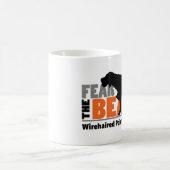 Angst voor de baard - Wirehares Pointing Griffon Koffiemok (Center)