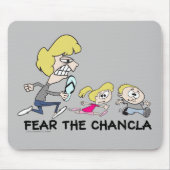 Angst voor de bancla #2 muismat (Voorkant)