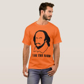 Angst voor de bard t-shirt (Voorkant volledig)