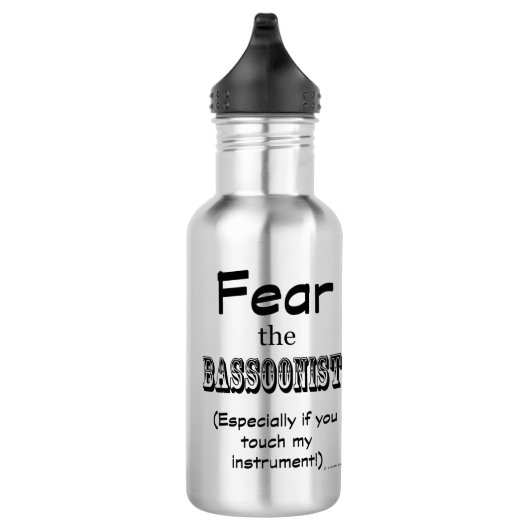 Angst voor de bassonist waterfles  (Rechts)