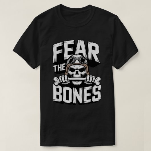 Angst voor de Botten Skull Squadron T-shirt (Design voorkant)