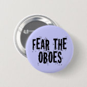 Angst voor de Button van Oboes (Voorkant /achterkant)