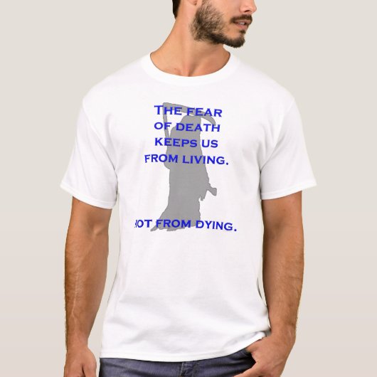 angst voor de dood t-shirt (Voorkant)