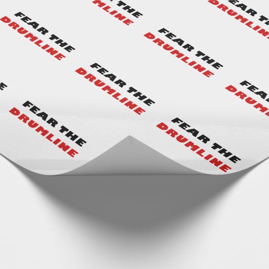 Angst voor de Drumline Cadeaupapier (Hoek)