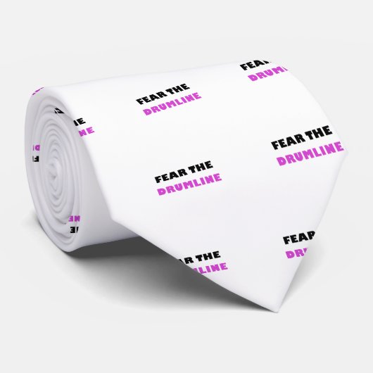 Angst voor de Drumline Stropdas (Opgerold)