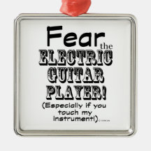 Angst voor de elektrische gitaarspeler