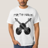 Angst voor de Fiddles T-shirt (Voorkant)