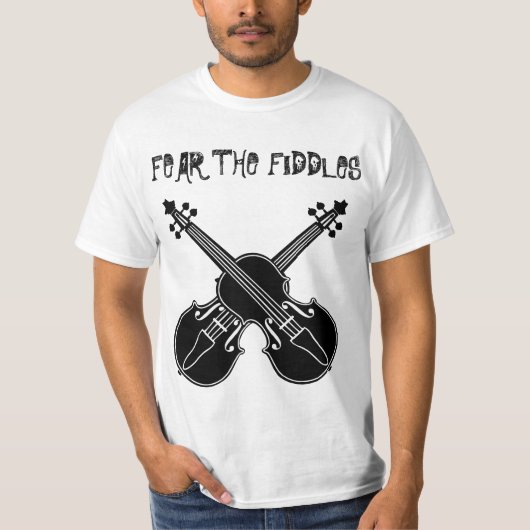 Angst voor de Fiddles T-shirt (Voorkant)