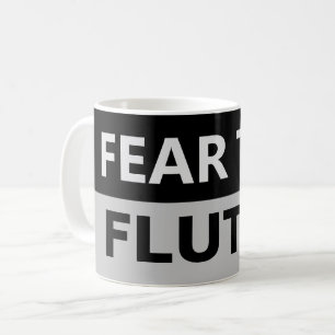 ANGST VOOR DE FLUITIST FLUITIST SPELER Muzikant Mo Koffiemok