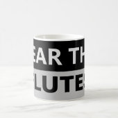 ANGST VOOR DE FLUITIST FLUITIST SPELER Muzikant Mo Koffiemok (Center)