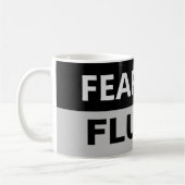 ANGST VOOR DE FLUITIST FLUITIST SPELER Muzikant Mo Koffiemok (Links)