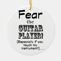 Angst voor de gitaarspeler