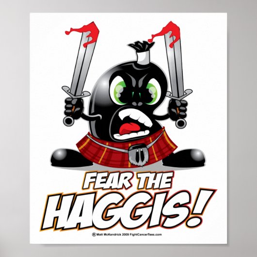 Angst voor de Haggis Poster (Voorkant)