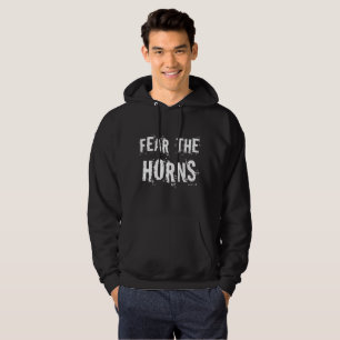 Angst voor de horens Funny French Horn Hoodie
