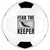 Angst voor de houder voetbal (Voorkant)