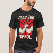 Angst voor de onrust in de toprolarm t-shirt (Voorkant)