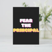 Angst voor de Opdrachtgever Bedankkaart (Staand voorkant)