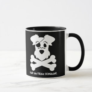 Angst voor de Pirate Schnauzer Mok