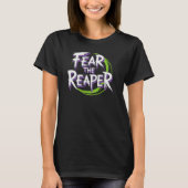 Angst voor de Reaper Soul Eater Geïnspireerd Y2K C T-shirt (Voorkant)