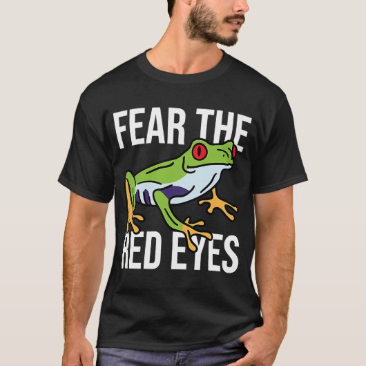 Angst voor de rode ogen t-shirt (Voorkant)