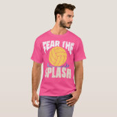 Angst voor de spatwaterpolo t-shirt (Voorkant volledig)