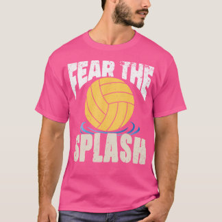 Angst voor de spatwaterpolo t-shirt