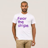Angst voor de streep | s- en j-markt t-shirt (Voorkant volledig)