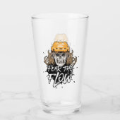 Angst voor de stroming (hockeyhaar) glas (Achterkant)