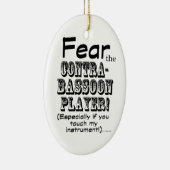 Angst voor de tegenhanger keramisch ornament (Rechts)