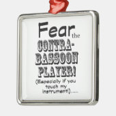 Angst voor de tegenhanger metalen ornament (Links)