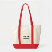Angst voor de trombones tote bag (Voorkant)