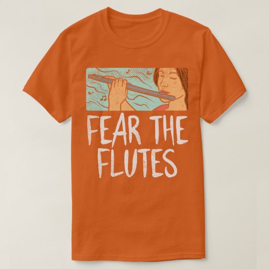 Angst voor de vloten t-shirt (Design voorkant)