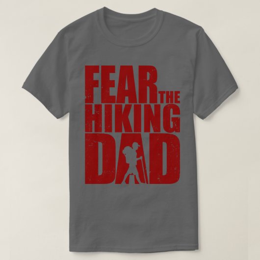 Angst voor de wandeldood en wandelen ondode Zombie T-shirt (Design voorkant)