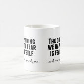 Angst voor de Zombie Apocalypse Koffiemok (Center)