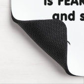 Angst voor eigen spinnen muismat (Hoek)