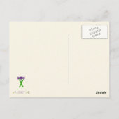 Angst voor geen aambeeld badass Honey Badger Red A Briefkaart (Achterkant)