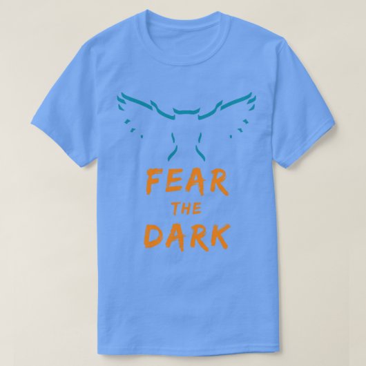 Angst voor het donker t-shirt (Design voorkant)
