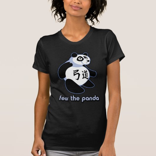 Angst voor het panda-shirt t-shirt (Voorkant)