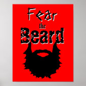 Angst voor het Poster van de baard (Voorkant)