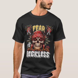 Angst voor het roekeloze t-shirt