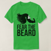 Angst voor het Shirt van de baard (Design voorkant)