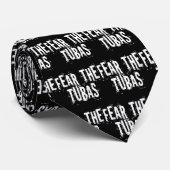 Angst voor het Stropdas van de Tubas Grunge (Opgerold)
