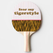Angst voor mijn tijgerstijl | Tigerprint Ping-Pong Tafeltennisbatje (Voorkant)