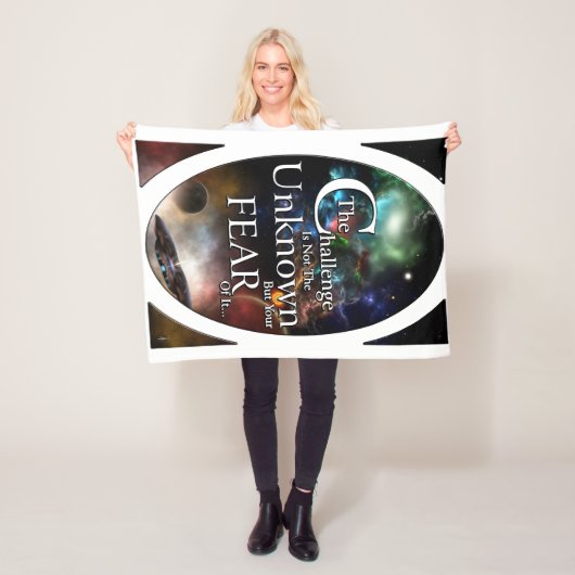 Angst voor onbekend fleece deken (In situ)