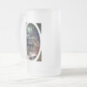 Angst voor onbekend matglas bierpul (Voorkant links)