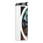 Angst voor onbekend thermosbeker (Gedraaid links)