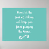 Angst voor Poster met uitval (Voorkant)