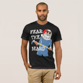 angst voor slecht kerstfeest t-shirt (Voorkant volledig)