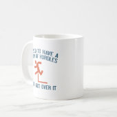 Angst voor urdles koffiemok (Voorkant links)