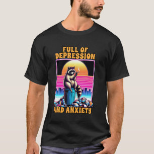 Angst Wasbeer Mentale Gezondheid Vol Depressie & T-shirt